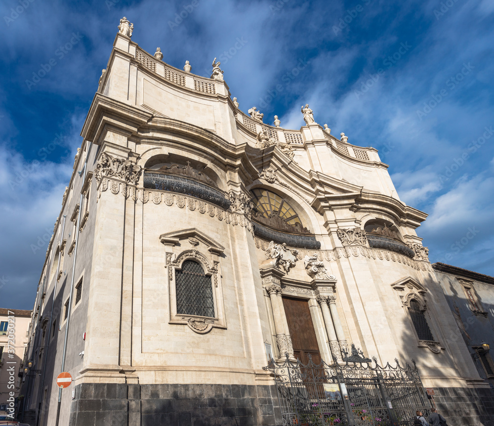 Church of the Abby of Saint Agatha of Sicily (known as the Chiesa della Badia di Sant'Agata in italian), Catania, Sicily