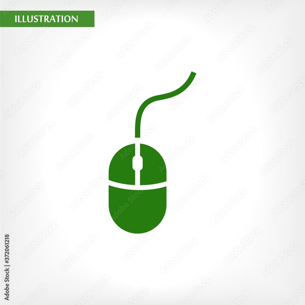 Mouse vector icon , lorem ipsum Flat design Mouse vector icon , lorem ipsum Flat design