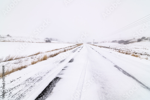 Palouse Road on a Winter Day © Hanjo Hellmann