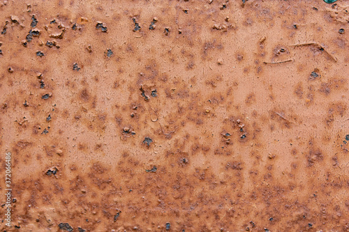 Texture of rusty metal surface, close up