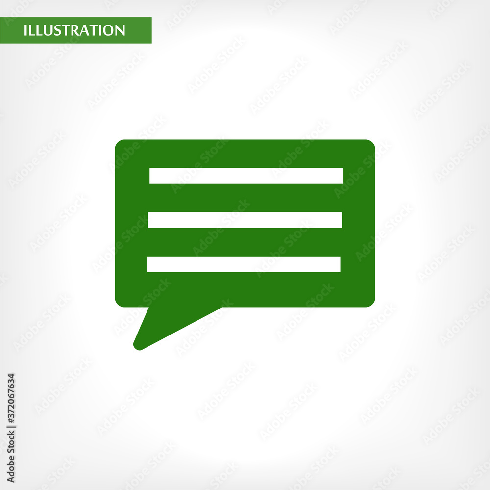 Chat sms vector icon , lorem ipsum Flat design Chat sms vector icon , lorem ipsum Flat design