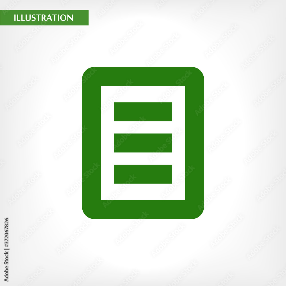 List vector icon , lorem ipsum Flat design List vector icon , lorem ipsum Flat design