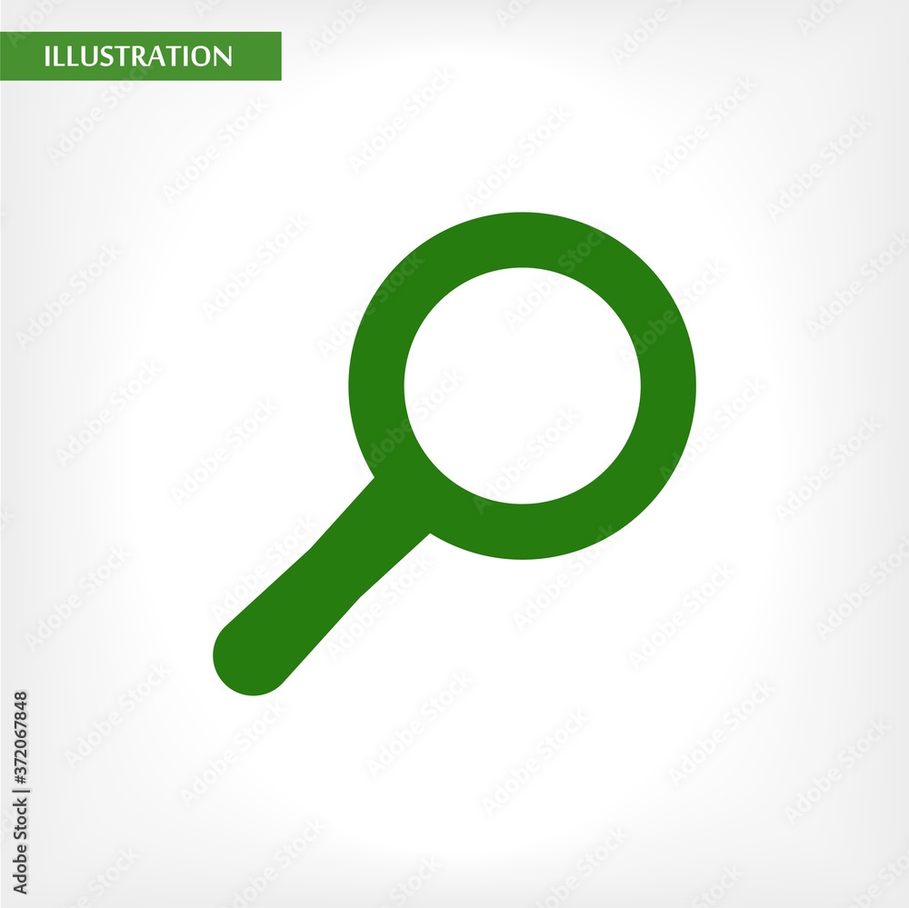 Loupe vector icon , lorem ipsum Flat design Loupe vector icon , lorem ipsum Flat design