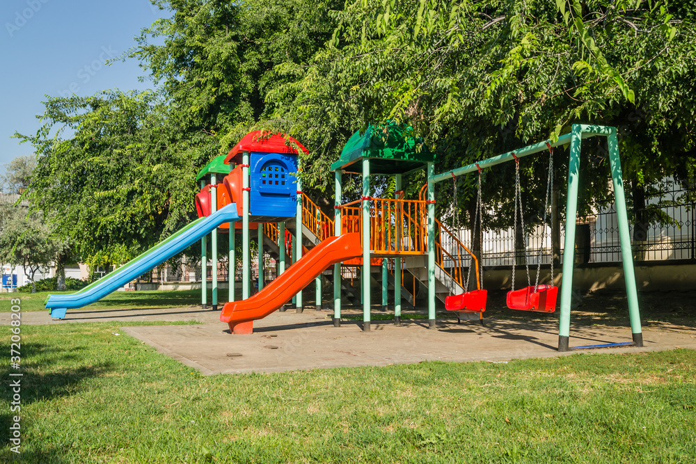 Children's playground in the town of Srbobran in Vojvodina Children's playground in the town of Srbobran in Vojvodina