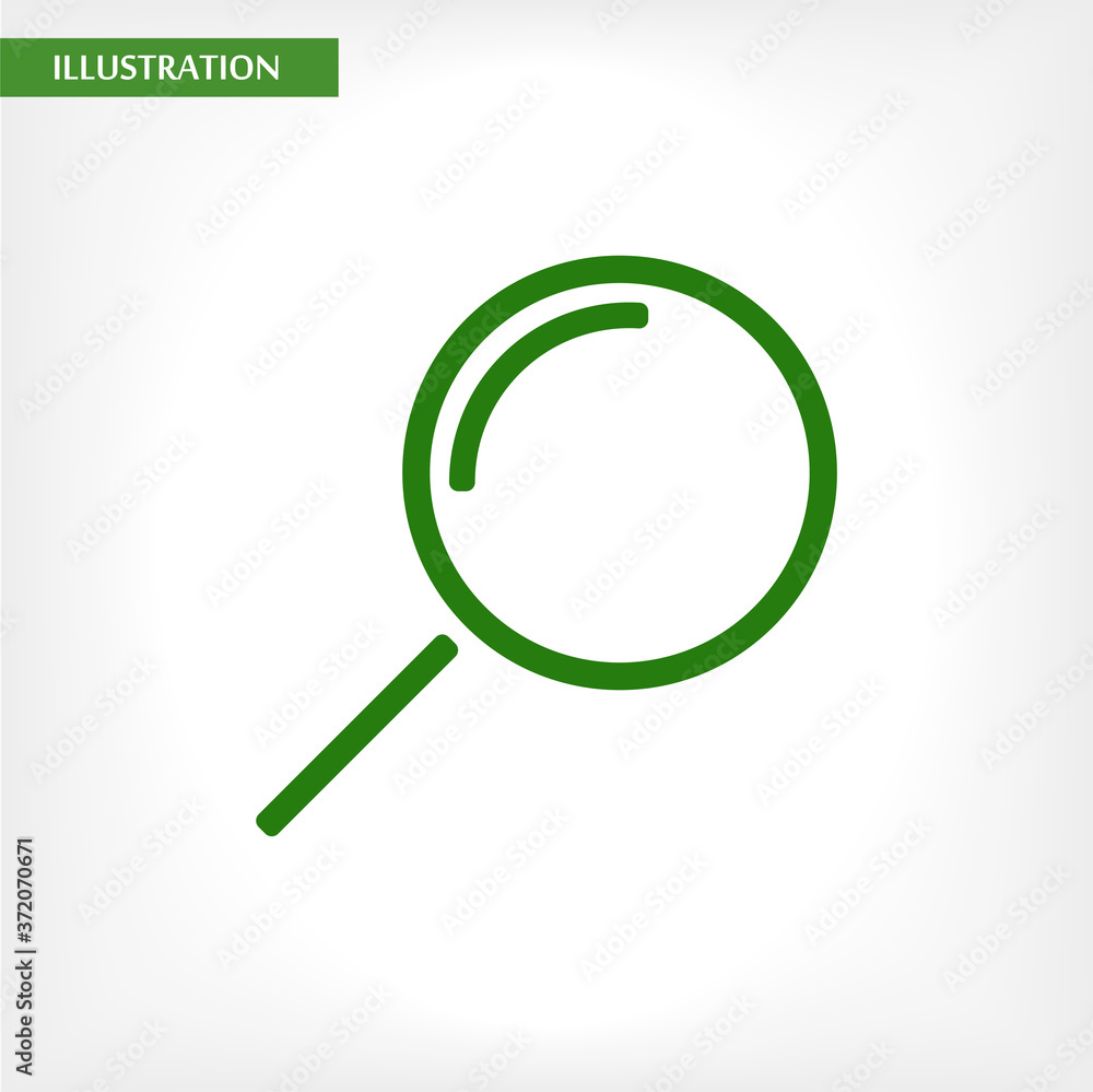 Loupe vector icon , lorem ipsum Flat design Loupe vector icon , lorem ipsum Flat design