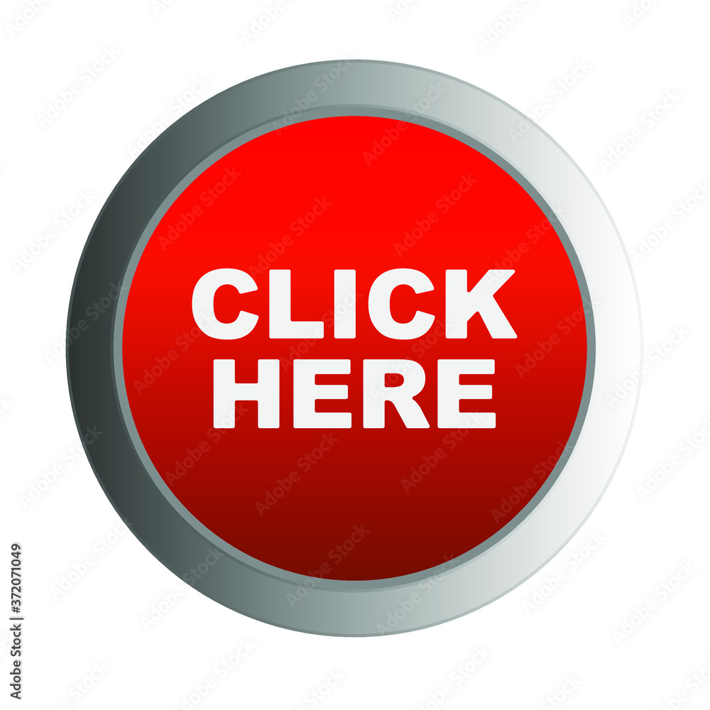 click here sign on white background click here sign on white background