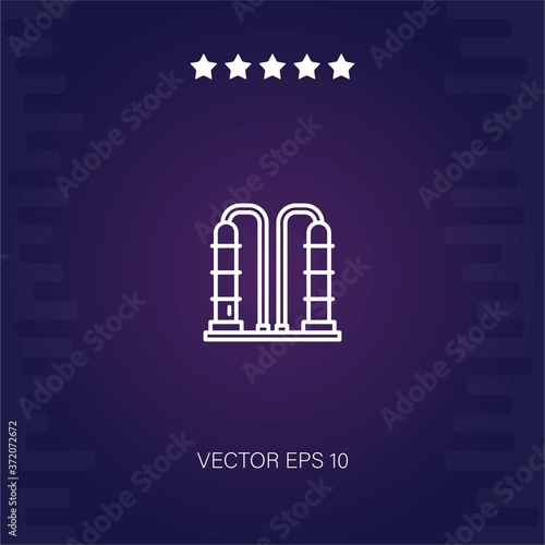 distillation vector icon modern illustration