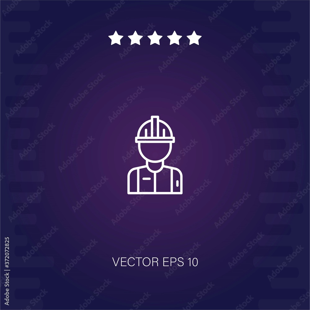 engineer vector icon modern illustration engineer vector icon modern illustration