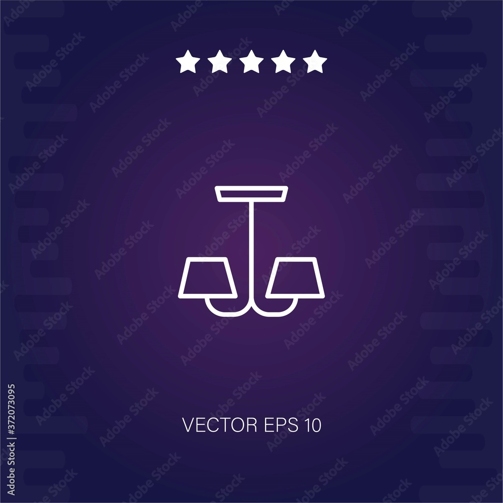 lamp vector icon modern illustration lamp vector icon modern illustration