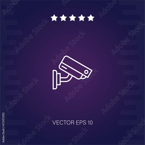 security camera vector icon modern illustration