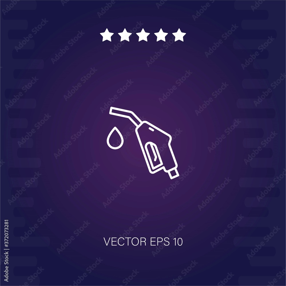 gas vector icon modern illustration gas vector icon modern illustration