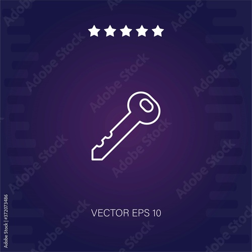 doorkey vector icon modern illustration photo