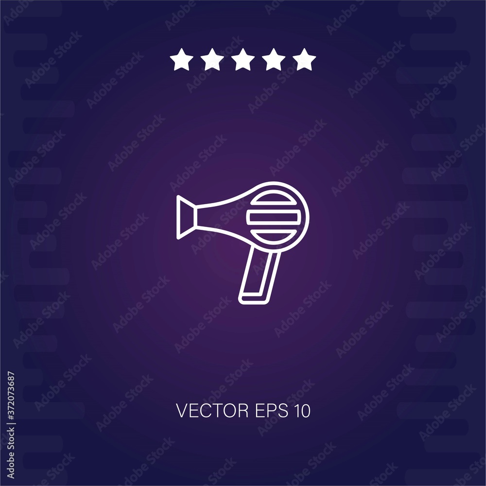 Fotografie beauty vector icon modern illustration