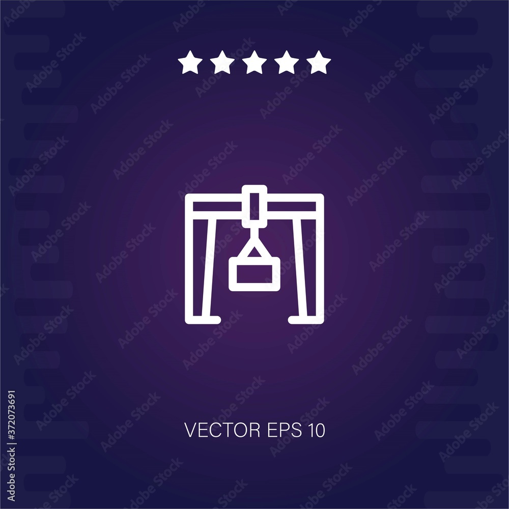 derrick vector icon modern illustration derrick vector icon modern illustration