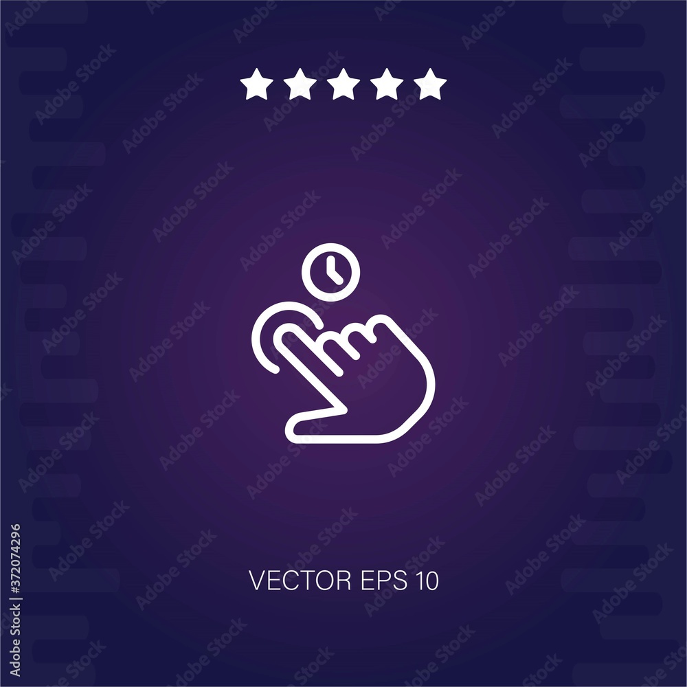tap vector icon modern illustration tap vector icon modern illustration