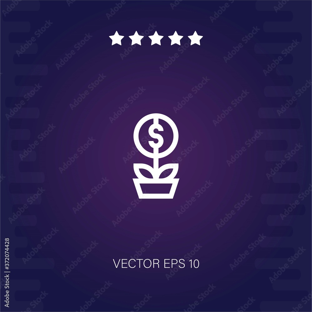money vector icon modern illustration money vector icon modern illustration