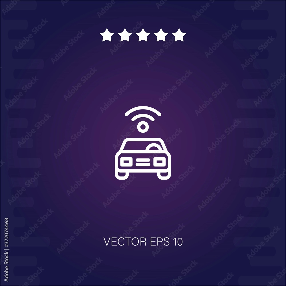 car vector icon modern illustration car vector icon modern illustration