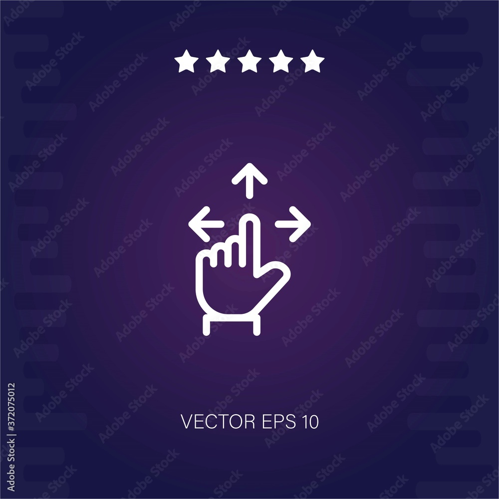 tap vector icon modern illustration tap vector icon modern illustration