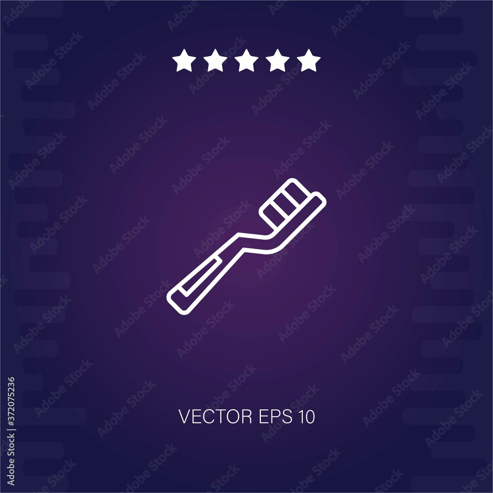 toothbrush vector icon modern illustration toothbrush vector icon modern illustration
