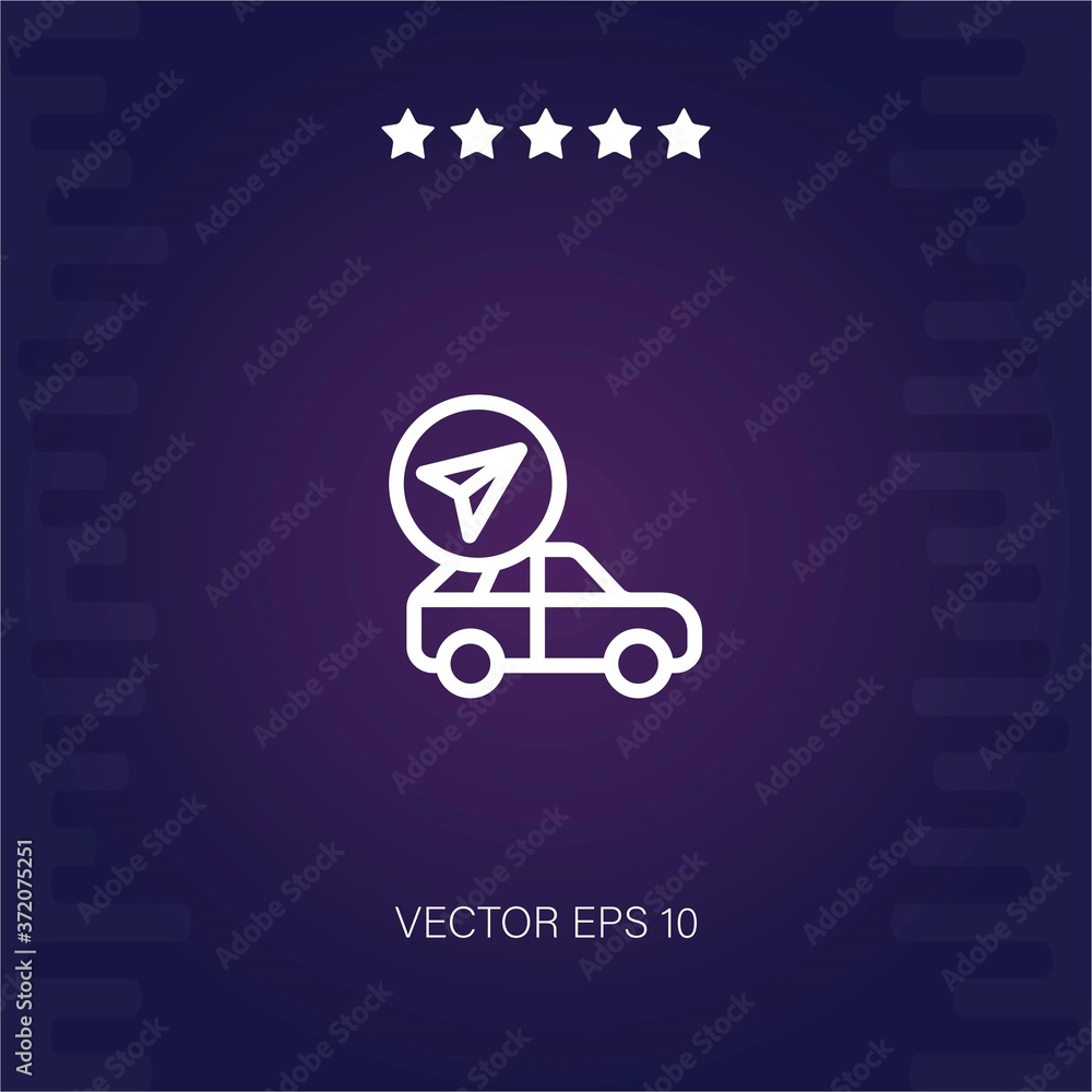 car vector icon modern illustration car vector icon modern illustration