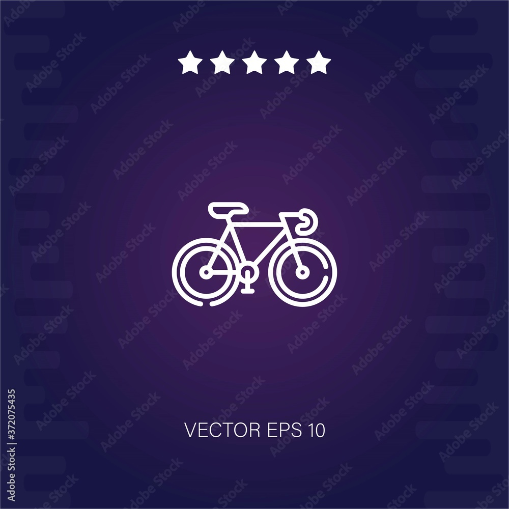 bicycle vector icon modern illustration bicycle vector icon modern illustration