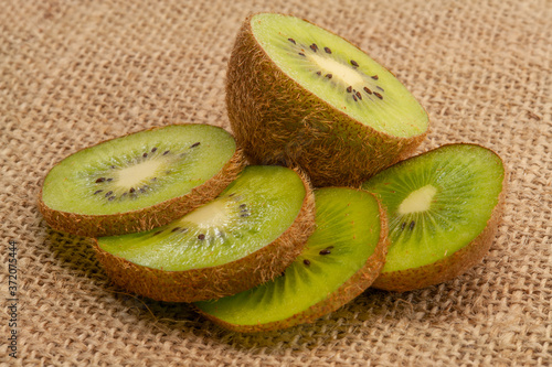 Sliced Kiwi Fruits