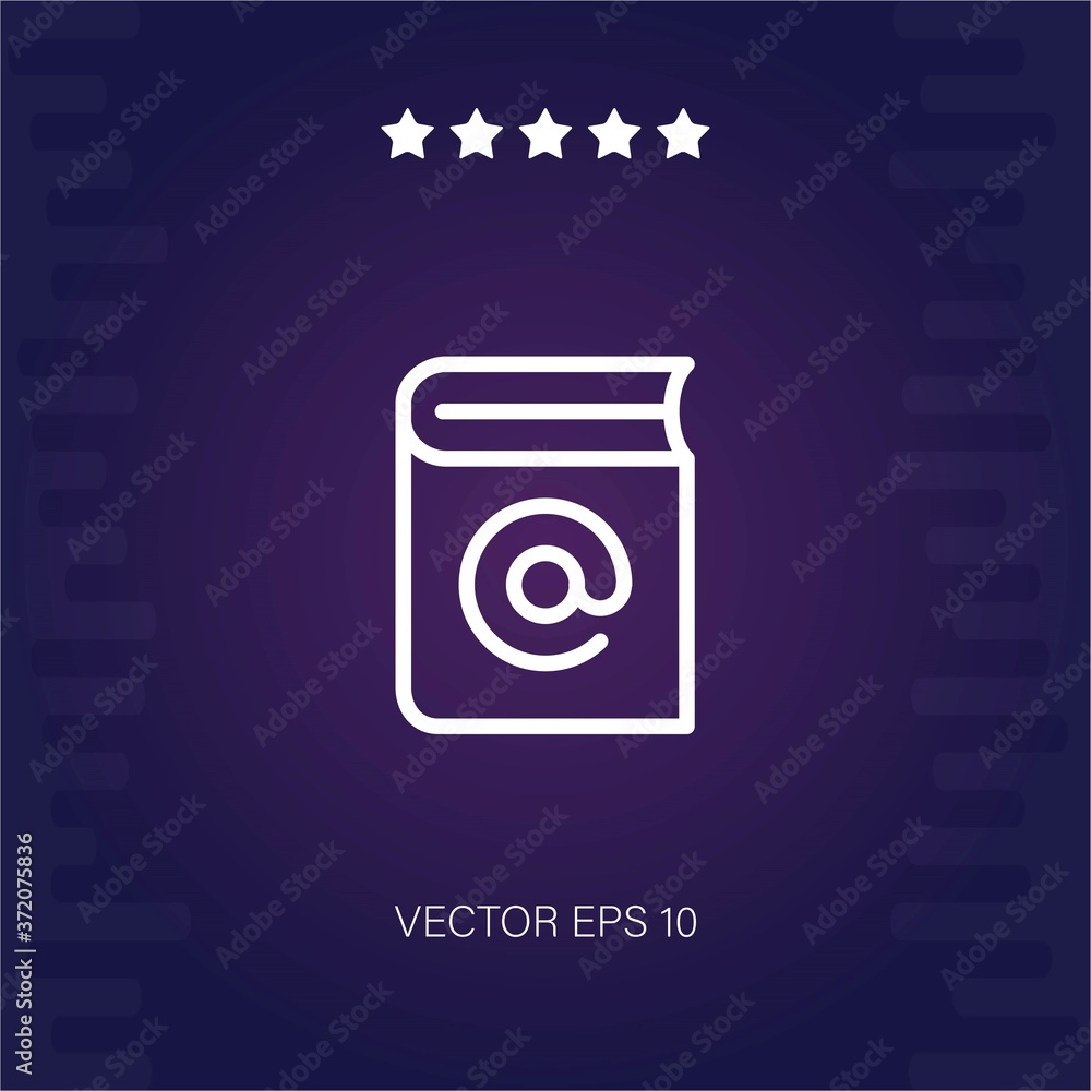 agenda vector icon modern illustration agenda vector icon modern illustration