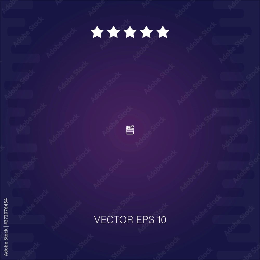 cinema slate for cinema scenes numbering vector icon modern illustration cinema slate for cinema scenes numbering vector icon modern illustration