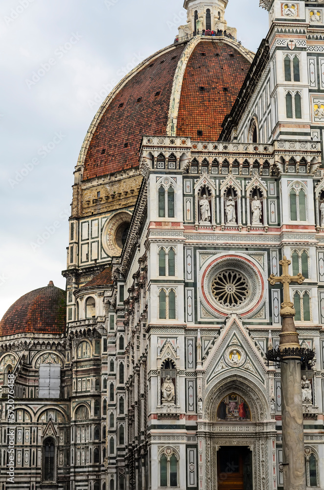 Fragment of the Florence Cathedral or 