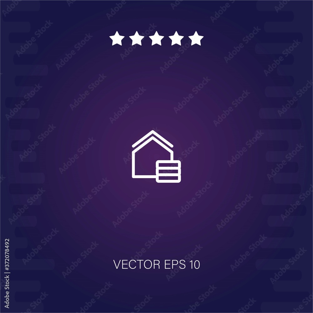 real estate vector icon modern illustration real estate vector icon modern illustration
