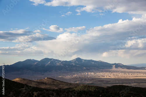 Beautiful landscape view of Great Basin National Park during the day in eastern Nevada.
