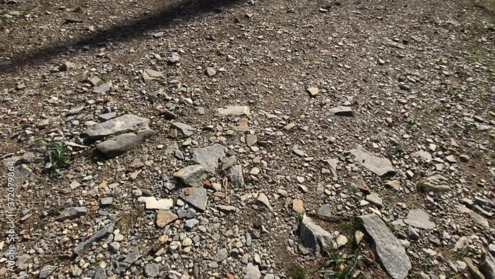Pebbled path at Mount Hymettus Pebbled path at Mount Hymettus