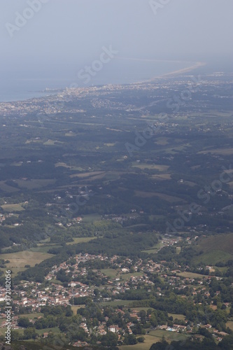 Aerial view of the Aquitaine shore