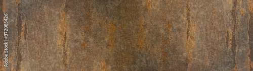 Grunge rusty dark stone metal background texture banner panorama 