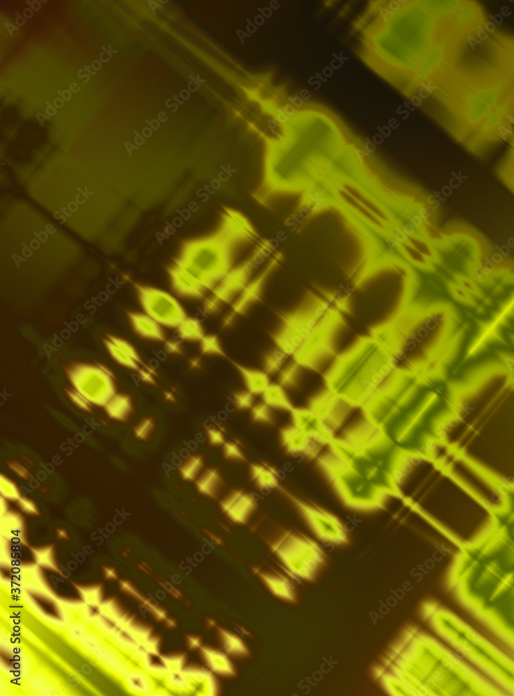 Fototapeta premium Abstract background. Grungy wallpaper. Geometrical elements on aged grunge texture. Graphic illustration with different color patterns.