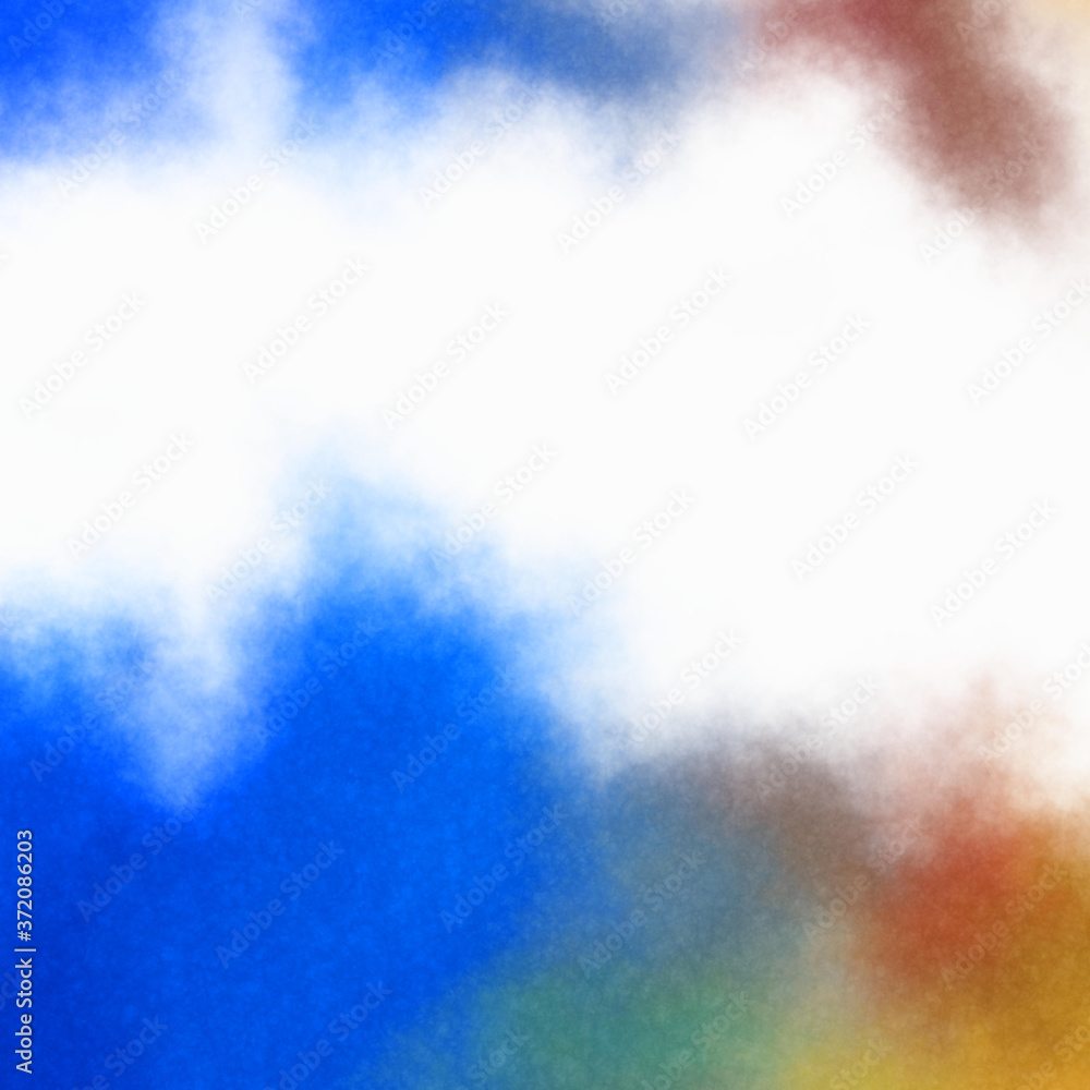 Fototapeta premium Watercolor painted background. Abstract Illustration wallpaper. Brush stroked painting. 2D Illustration.