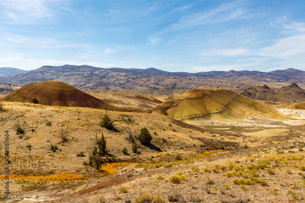 The Painted Hills Unit of the John Day Fossil Beds National Monument in central Oregon