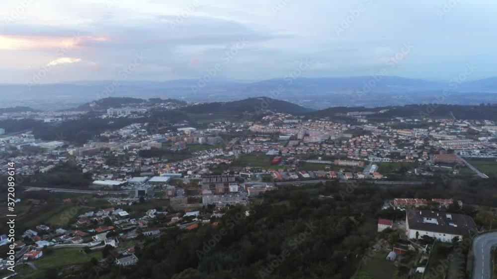Braga, historical city of Portugal. Europe. Aerial Drone Footage Braga, historical city of Portugal. Europe. Aerial Drone Footage