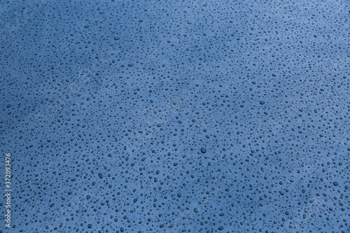 texture of water drops close up