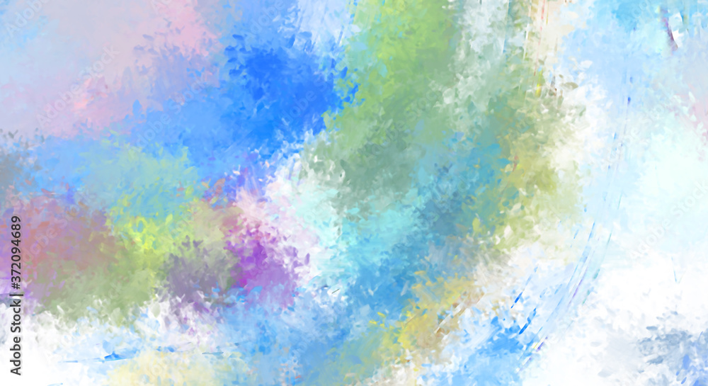 Brushed Painted Abstract Background. Brush stroked painting. Strokes of paint. 2D Illustration.