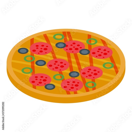 Teen fast food problems icon. Isometric of teen fast food problems vector icon for web design isolated on white background