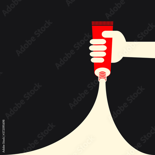 be positive, squeeze your potential to overturn darkness 