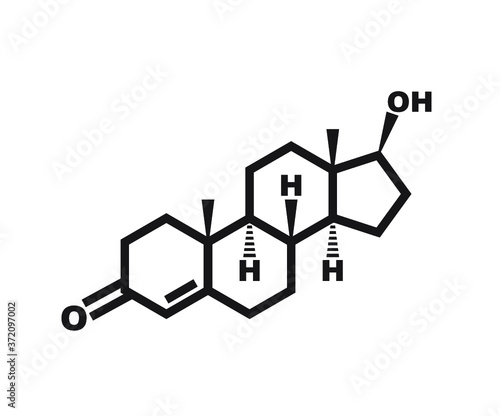  testosterone  formula - chemical structure  