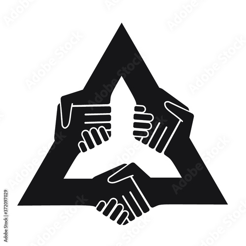 mutual trust structure built of handshakes 