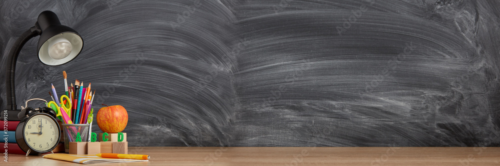 Fototapeta premium School background. Back to school.