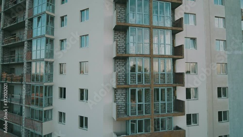 Aerial view of construction site, Kyiv, Ukraine