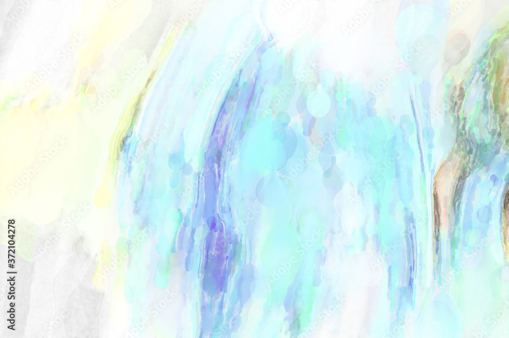 Obraz premium Contemporary art. Hand made painting. Modern artwork. Painting with brushstrokes of watercolor on surface. 2d illustration. Artistic background image. Abstract painting on canvas. Colorful texture.