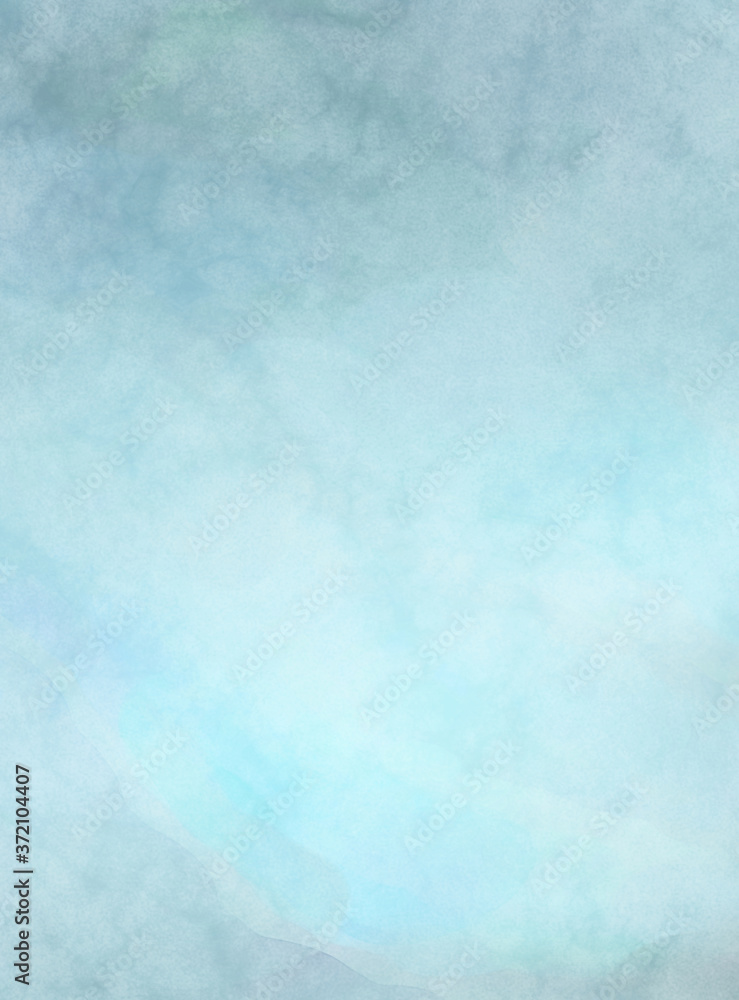 Fototapeta premium Soft watercolor wallpaper. Artistic painting with softly brushed colors. Pastel colors dabbed background. Painted abstract wall art.