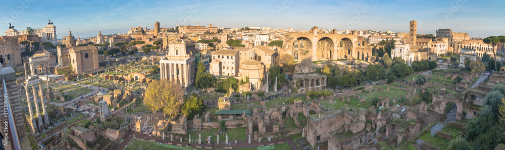 Views of the Roman Forum, Rome, Italy
