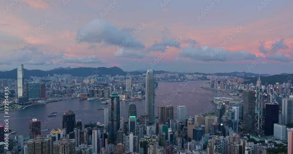 Hong Kong sunset Hong Kong sunset